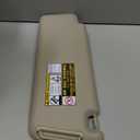 Beige Right Passenger Side Sun Visor Replacement Compatible with 2004 2005 2006 2007 Toyota Highlander Replace 74320-48260-a0