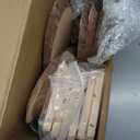 12 Pcs Hollow Rustic Boxwood Slab Natural Live Edge Wood Plank 6 Oval Unfinished Crafts Wood Slice 6 Square Wooden Plaque Centerpieces for Tables Burning Carving DIY Home Wedding Decoration