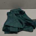 MIULEE 2 Panels Christmas Solid Color Sheer Window Curtains Elegant Window Voile Panels/Drapes/Treatment for Bedroom Living Room (54X84 Inches Hunter Green)