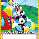 Set of 40 Classic Mouse Inspired Happy Birthday Invitation Cards & Envelopes  Lightweight (240g), Postcard Style Invites for the Perfect Party Pack