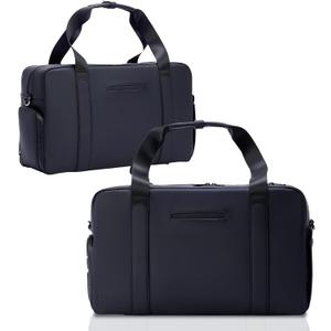 The FTL Lite Mens Gym to Office Bag - 17L Briefcase Gym Bag Hybrid with Shoe Compartment & 16" Laptop Sleeve - Executive Daily Carry & Overnight Duffel for Athletic Business Pros - Kenmare Black, Medium