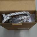 Surge Protector Power Strip - HANYCONY 8 Outlets 4 USB (2 USB C) Charging Ports, Multi Plug Outlet Extender, 5Ft Braided Extension Cord, Flat Plug Wall Mount Desk Charging Station for Home Office ETL (White)