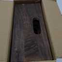 4 Pcs Wooden Nesting Countertop Baskets 4 Size Wooden Storage Box with Handle and Metal Wire Multipurpose Wood Organizer Crate for Fruit Vegetable Kitchen Cabinet Bathroom(Dark Brown,Small)