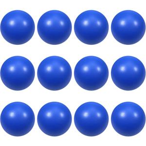 12 Pcs Blue Foam Stress Ball Squeeze Stress Relief Balls for Kids and Adults Hand Exercise Sensory Relief Toys for Anxiety ADHD Autism Blue