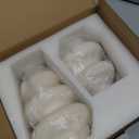 Ceramic Vases Set 2, Modern Home Decor,Off White Round Vases,Modern Dried Flower Vases, Boho Home Decor for Centerpieces Wedding Dinner Table Party Living Room Office Bedroom (Small & Large)