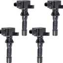 UF540 Ignition Coil Pack Compatible with Mazda 3 CX-7 CX7 Mazda 6 MX-5 2.0 2.5 L4 2006 2007 2008 2009 2010 2011 2012 2013, Replaces C1683 UF540, Set of 4
