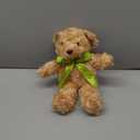 Hungdao 24 Pcs Bear Bulk Plush Stuffed Animals 10 Inch Cute Soft Stuffed Bear with Green Bow for Valentine's Day Wedding Baby Shower Birthday Party Gift Christmas(Dark Brown, Light Brown, White)