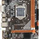 Desktop Computer M-ATX Motherboard, DDR3 LGA1155 CPU for Intel B75 Mainboard, RTL8111H Gigabit Network Card, M.2 NVME+NGFF Dual-Mode, SATA3.0/USB3.0/6-Channel Audio Chip