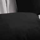 2 x FY FIBER HOUSE Pack of 2 Velvet Throw Pillow Covers Decorative Pillowcase Soft Solid Cushion Cover, 16 x 16 Inch, Black