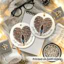 3 x Book Lovers Gifts for Women 2025 - Just A Girl Who Loves Books Christmas Ornaments Christmas Tree Decorations, Book Club Library Christmas Ornament, Book Gifts for Readers Book Lovers Women