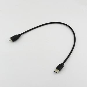30cm USB Type-C 3.1 Male to Mini 8 PIN Male USB 2.0 OTG Cable for Nikon Camera