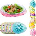 30 Pcs Easter Disposable Placemats Round Cartoon Placemats The Perfect Choice for Holiday, Party, Home Kitchen, and Table Decorations (Style 1)