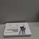 Airplane Foot Hammock, No Collapse Foot Rest for Plane Travel with Extended Adjustment Strap, Portable Desk Foot Hammock with Thickened Foam, Foot Sling Travel Essentials to Relax Your Feet (1 Pc Black)