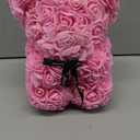 RECUTMS - Oso de peluche artificial de 10 pulgadas, caja de regalo para San Valentn, Da de la Madre, aniversario, regalo de cumpleaos (Rosa)