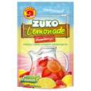 Zuko Strawberry Lemonade Powdered Drink Mix Family Pack, No Added Sugar Needed, 14.1 oz (Pack of 6) (EXP 08/01/28)