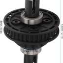 High-Performance 38T Belt Drive Differential Gear, Durable Bearing Design for Enhanced Durability and Smooth Performance, RC Differential Gear, 1/10 RC Car Part, Precision-Engineered Upgrade Accessory