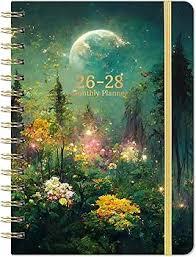 2025-2027 monthly planner - 3 year Monthly Planner/ Calendar 2025-2027, JAN 2025 - DEC 2027, 6.3" x 8.4", 36 Monthly Tabs + Back Pocket - Dreaming Moon