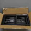 8.2 FT Wedding Arch Rectangle Stand Square Backdrop Stand , Extra Clamps to Table Rod Stand, Adjustable Photo Booth Background Kit, Balloon Arch Stand For Valentines Day Birthday Baby Shower Decor (Matte Black)