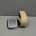 Mini Makeup Bag with Led Mirror,Small Travel Make up Bag 3 Light Modes Adjustable Brightness, for Women Organizer Cosmetic Bag, Portable Travel Train Toiletry Bag, for Pool Parties Work Touch-Ups (Beige)