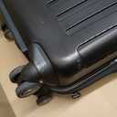 LIGHT FLIGHT Expandable Carry On Luggage 22x14x9 Airline Approved with Double Spinner Wheels, 20 Inch Lightweight Hard Shell Rolling Suitcases with TSA Lock, Black