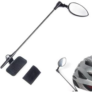 Bike Helmet Mirror 360 Degree Adjustable Rotatable Cycling Rear View Mirror Lightweight for Cycling