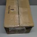 Luvkczc Semi Flush Mount Ceiling Light, Modern Glass Ceiling Light Fixture, Vintage Black Lighting for Kitchen Entryway Hallway Bathroom Bedroom Foyer, 3 Light E12 Socket