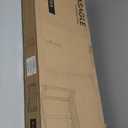 VASAGLE Laundry Hamper, Laundry Basket, Laundry Sorter with 3 Pull-Out and Removable Bags, Shelf, Metal Frame, 3 x 10.6 Gallons (40 L), 36.4 x 13 x 28.4 Inches, Ink Black and Rustic Brown UBLH301B01