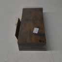 BAYKA Floating Shelves Bathroom for Wall  Shelf Over Toilet Farmhouse Rustic Wood for Bedroom, Kitchen, or Living Room Decor Organization, Christmas Decor Shelves  Rustic Brown, Set of 3 (15.7inches)