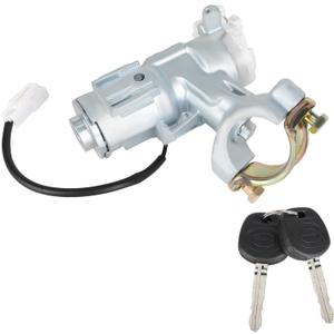 Ignition Switch Lock Cylinder wth 2 Keys Replacement for 45020-02-3 Compatible with Toyota Corolla Matrix 2003 2004 2005 2006 2007 2008 Ignition Key Switch