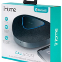 iHome Conference Speaker and Microphone, USB and Bluetooth Speakerphone with 3 Noise Cancelling Microphones for Home Office, Compatible with Mac, Windows, iOS, and Android