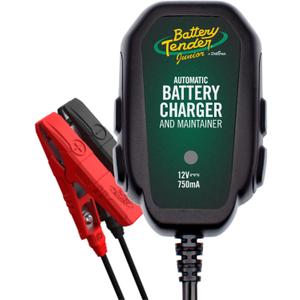 Battery Tender Junior 12V, 750mA Charger and Maintainer: Automatic 12V Powersports for Motorcycle, ATVs, and More - Smarter Than a Trickle Charger - 021-0123