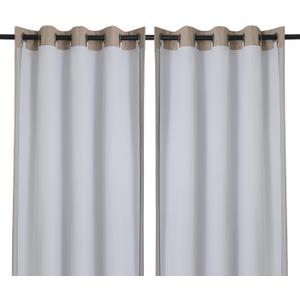 Chyhomenyc Window Blackout Curtain Liners with 18 Rings, Thermal Insulated 100% Blackout Liner for 108 Inch Curtains, Each 50Wx104L, 1 Liners Per Set with 18 Pieces Rings