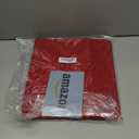 Elrene Home Fashions Caiden Elegance Damask Waterproof, Stain & Wrinkle Resistant Fabric Placemats (Set of 4), 13" x 19", Red