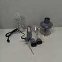 Mueller Multistick 800W 4-in-1 Immersion Blender Handheld, 12 Speed Hand Mixer - Turbo Boost, Heaviest Duty Copper Motor, Titanium Blades Hand Blender, Milk Frother Wand, Whisk, Beaker, Chopper, Grey 