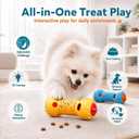 FOXMM Interactive Treat Dispensing Dog Toys, Adjustable Dog Puzzle Toy | Cognitive Dog Toys, Stimulating Dog Toys to Keep Them Busy, Puppy Puzzle for Small Medium Dogs, 2 Pack