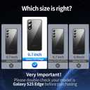 Camera Stand Case for Galaxy S25 Edge, [Compatible with MagSafe][Lens Cover] 2025 Version Military Grade Protective Soft Case for Samsung Galaxy S25 Edge 6.7" Men Women, Red (Purple)