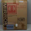 Hasipu Vanity Mirror with Lights, 61.5 X 50cm LED Makeup Mirror for Desk, Tabletop Makeup Mirror with Lights, Smart Touch Control 3 Colors Dimmable 360 Rotation, Square White (24.2"L x 19.7"W)