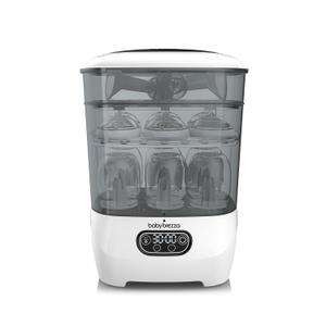 Baby Brezza Bottle Sterilizer and Dryer Advanced 33% Faster - Largest Capacity Steam Sanitizer - Universal Sterilization Machine for All Bottles + Pump Parts - HEPA Air Filter