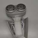 VASSON Fabric Shaver, Electric Lint Remover, Rechargeable Lint Shaver, Sweater Shavers to Remove Pilling, Large Fuzz Remover for Clothes Couch Furniture (Greyish White)