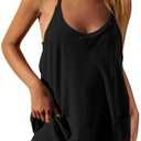 Ebifin Women's Summer Mini Dress Casual Workout Tennis Dress with Shorts Sleeveless Althletic Dresses XL