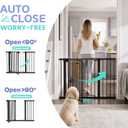 Sekey Baby Gate for Stairs, 30-46" No Drilling Dog Gate Indoor