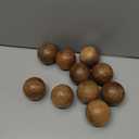 Acacia Wood Decorative Ball Set of 10 for Centerpiece or Individual Use Ideal for Use in Tray Bowl or Basket Décor (2" x 2" x 2")