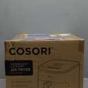 Cosori 9-in-1 TurboBlaze Air Fryer 6 Qt, Premium Ceramic Coating, 90450F, Precise Heating for Even Results, Air Fry, Roast, Bake, Broil, Dry, Frozen, Proof, Reheat, Keep Warm, 120V, Dark Gray