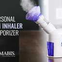MABIS Facial Steamer, Steam Inhaler, FSA Eligible, Vaporizer or Vocal Steamer with Aromatherapy Diffuser and Soft Face Mask for Cleansing, Sinus Pressure, Congestion, Colds and Cough, 25mL