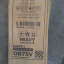 Fitvids 2 Inch Olympic Barbell Bar for Powerlifting & Weightlifting, 700 Pound Capacity, Multiple Sizes