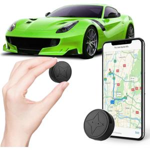 Mini GPS Tracker for Vehicles No Subscription - Car GPS Tracker Portable Real Time Magnetic GPS Tracking Device for Cars Full Global Coverage Location Tracker for Kids,Trucks/Person,No Monthly Fee