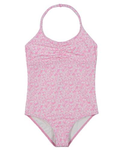 Billabong Girls' One-Piece Swimsuit with UPF 50+ Sun Protection, Quick Drying Bathing Suit, Pink Dream, 12