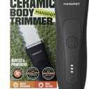 Manscape Body Hair Trimmer for Men, Groin Hair Trimmer Ball Shaver Replaceable Ceramic Blade Heads Waterproof