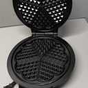Mueller Heart 5 Waffle Maker, Waffle Iron, Adjustable Browning Control & Nonstick, Cool Touch Handle, Easy to Clean, Small Kitchen Appliances