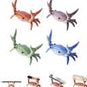 New Japanese Creative Cute Crab Pen Holder Weightlifting Crabs Penholder Bracket Storage Rack Gift Stationery (4, Weightlifting crab)